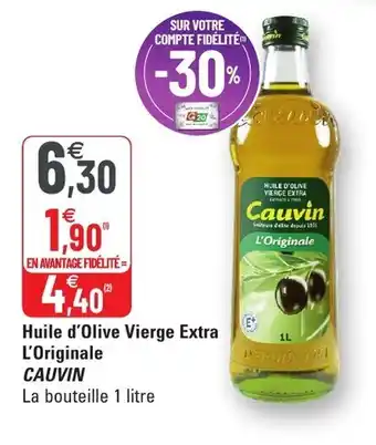 G20 Huile d'Olive Vierge Extra L'Originale offre