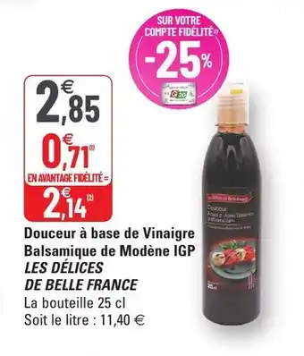 G20 Douceur à Base De Vinaigre offre