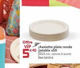 Gifi Assiette plate offre