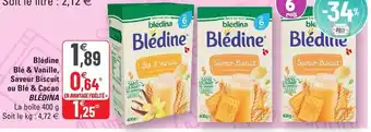 G20 Blédine Blé & Vanille Saveur Biscuit offre