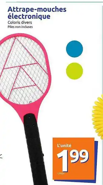 Action Attrape-mouches électronique offre