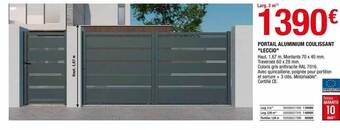 Brico Dépôt Portail Aluminium Coulissant offre