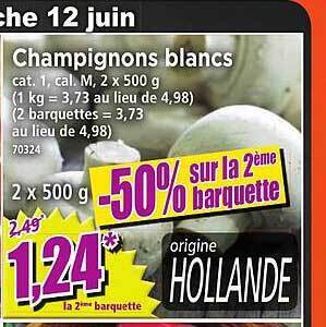 Norma Champignons Blancs offre