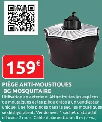 Rural Master Piège anti-moustiques bg mosquitaire offre