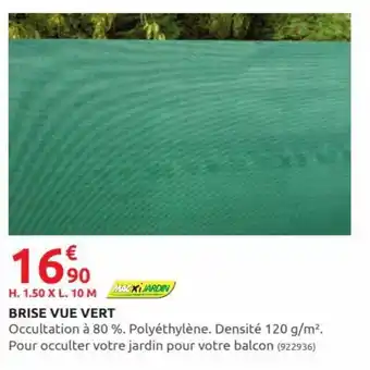 Rural Master Brise vue vert offre