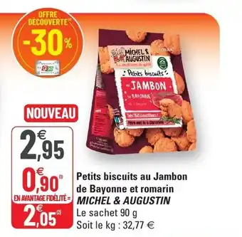 G20 Petits Biscuits Au Jambon De Bayonne Et Romarin offre