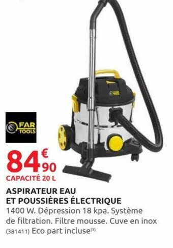 Rural Master Aspirateur eau et poussières électrique offre
