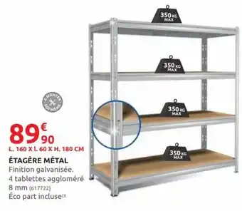 Rural Master Étagère métal offre