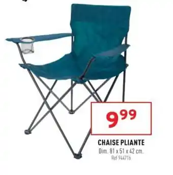 Trafic Chaise pliante offre