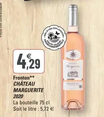 Fronton ChĂąteau Marguerite 2020