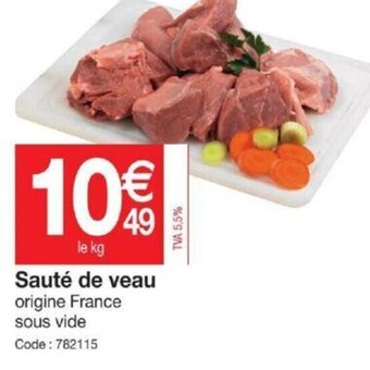 Promocash Sauté de veau offre