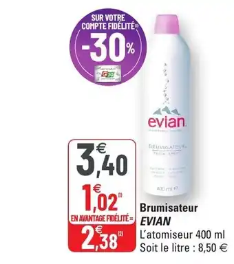 Brumisateur Evian