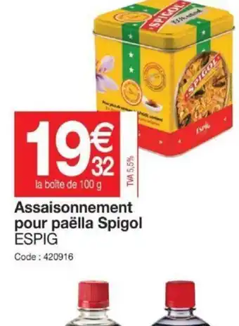 Assaisonnement Pour Paëlla Spigol