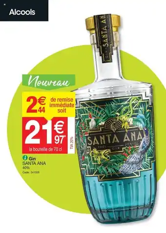 Promocash Santa Ana Gin offre