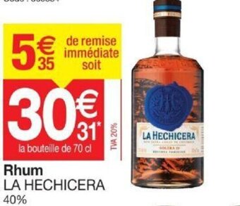 Promocash La Hechicera Rhum offre