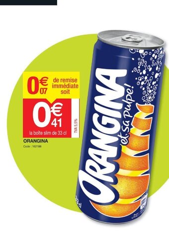 Promocash Orangina offre