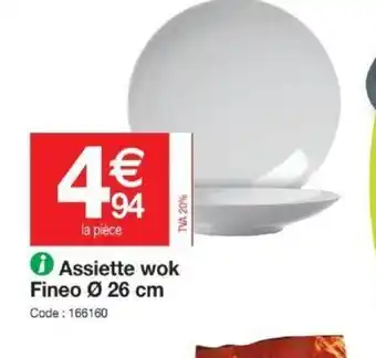 Assiette Wok Fineo 26cm