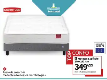 Matelas Espiègle 140x190cm