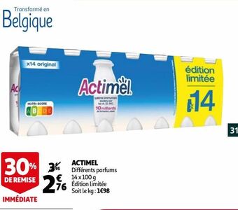 Auchan Actimel offre