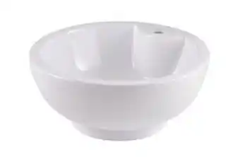 Castorama Vasque à poser ronde céramique blanche goodhome fenella offre