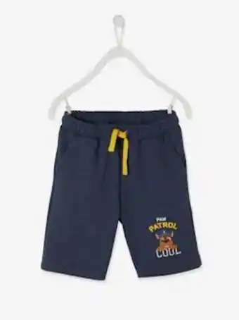 Bermuda garçon chase pat' patrouilleŸ - bleu chiné