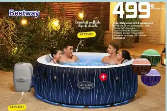 Gifi Bestway Spa Hollywood 4 à 8 Personnes offre