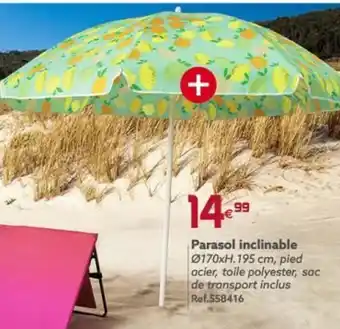 Parasol Inclinable