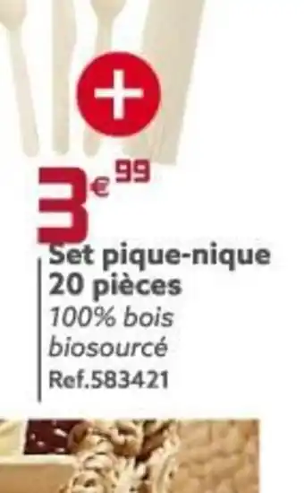 Set Pique-Nique 20 PiĂšces