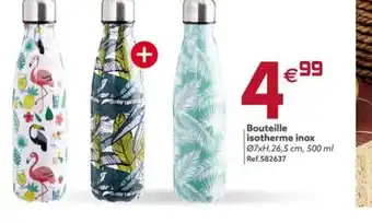 Gifi Bouteille Isotherme Inox offre