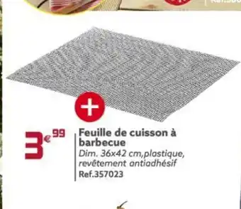 Gifi Feuille de Cuisson à Barbecue offre
