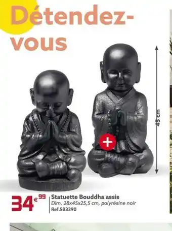 Statuette Bouddha Assis