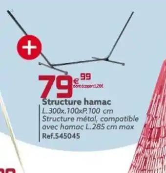 Gifi Structure Hamac offre