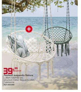 Gifi Fauteuil Suspendu Natura offre
