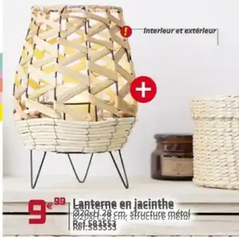 Gifi Lanterne En Jacinthe offre