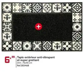 Gifi Tapis Extérieur Anti-Dérapant Et Super Grattant offre