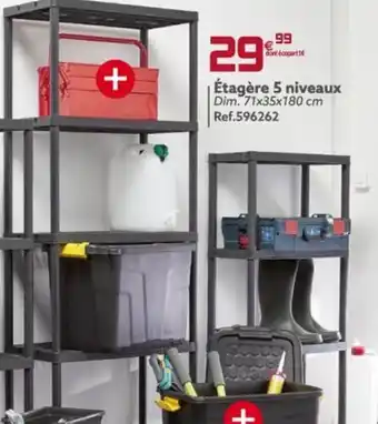 Gifi Étagère 5 Niveaux offre