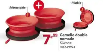 Gifi Gamelle Double Nomade offre