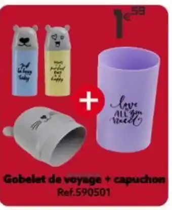 Gifi Gobelet de Voyage + Capuchon offre