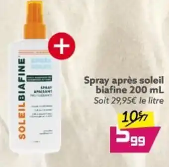 Gifi Spray Après Soleil Biafine 200ml offre