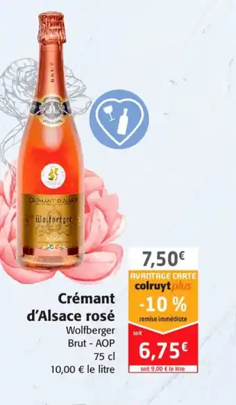 Colruyt Crémant d'Alsace Rosé offre