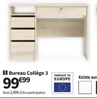 Conforama Bureau Collège 3 offre
