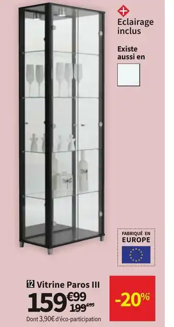 Conforama Vitrine Paros III offre