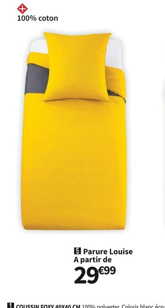 Conforama Parure Louise offre