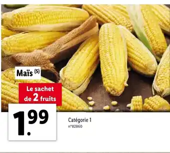 Lidl Maïs offre
