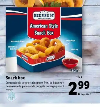 Lidl Snack box offre