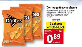 Doritos goût nacho cheese