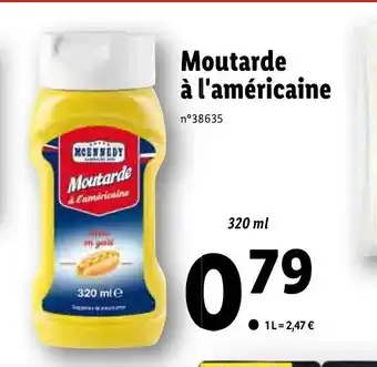 Lidl Moutarde à l'américaine offre