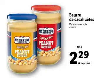 Lidl Beurre de cacahuètes offre