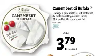 Camembert di Bufala