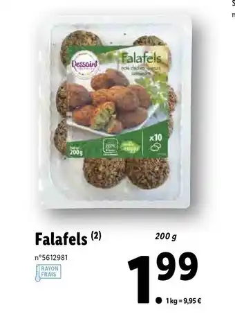 Lidl Falafels offre